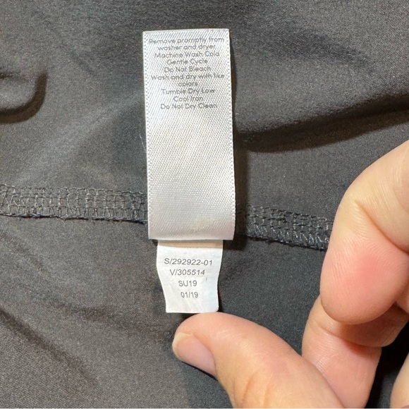 Athleta Paperbag Skyline Skort Skirt size 4 Olive Green Tie Waist Tennis Golf - Picture 8 of 9